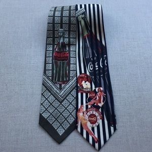 Bundle of 2 Coca Cola Silk Ties